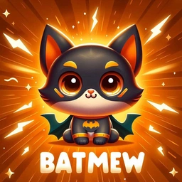 BATMEW Coin: The Batman Cat MEME Coin on Solana - Purr with Power!