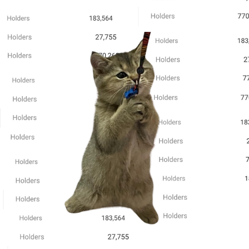 hold cat Coin: Experience the power of hold, the ultimate MEME Coin with millions of unique wallet holders. Join the community, drive attention, and boost the popularity of hold cat - the number one memecoin.